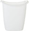 Rubbermaid Small Trash Can, Plastic, 3.5-Gallon, White Wastebasket