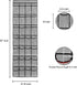 28 1 Pack Closet 4 Large Transparent Pockets Over The Door Shoe Organizer Sturdy Hanging Shoe Rack for Door Sneakers