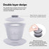 200ML Set 3 35ml Set Ti3124D iBasingo Titanium Gaiwan Kung Fu Teacup with Lid and Saucer Lightweight Portable Chinese