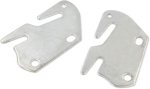 Bitray Wood Bed Plates, 4pcs Wood Bed Rail Hook Plates for Bed Frame Bracket Headboard Footboard Replacement