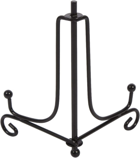EBTOOLS Iron Display Stand, 4 Inch Iron Easel for Display, Picture Frame Holder, Decorative Plate Stands
