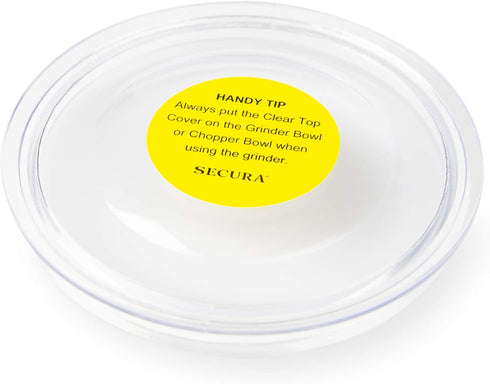 Replacement Clear Top Cover for Secura Coffee & Spice Grinder SP-7412 and SP-7446