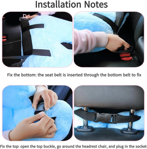 FHSGGP Travel Pillow Cushion for The Back Seat of Car Car Pillow for Kids A Sleeping Artifact Suitable