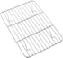 P&P CHEF Baking Rack Pack of 2, Stainless Cooling Rack for Cooking Baking Roasting Grilling Drying, Rectangle 8.6'' x 6.2'' x0.6'', Fits Small Toaster Oven, Oven & Dishwasher Safe by P&P CHEF