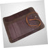 2pcs Up Storage Bag for Multi-pockets Organizer for Carving Tools Leather Bag Brown for Craftsmen and Outdoor Use