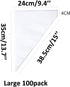 Piping Pastry Bag Pack of 100 - Plastic Disposable Cream Pastry Bag for Cake Icing Sugarcraft Cupcake Decorating