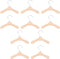 10Pcs Wooden Pet Hangers - Compact and Lightweight Clothing Rack for Small Dogs, 5.51 Inch Durable Wood Hangers