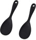 Silicone Rice Paddle Spoon Set of 2, Non Stick Heat Resistant Kitchen Gadge for Rice, Mashed Potato