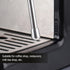 TOPINCN Coffee Machine Steam Nozzle, 3 Holes 304 Stainless Steel Accessories for CRM3605 Coffee Machine