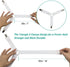 2 Sets Bed Sheet Holder Straps, Fasteners for Bedsheet Holders