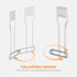 Kitchen Glove Holder, Stainless Steel Vertical Rack, Multi-Purpose Collapsible Glove Drying Stand
