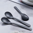 Matte Black Demitasse Espresso Coffee Spoons, Stainless Steel Mini Teaspoons, Set of 6