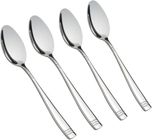 Stainless Steel Dessert Spoon, 6.5-Inch, Set of 12