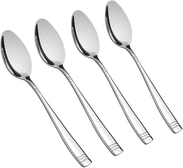 Stainless Steel Dessert Spoon, 6.5-Inch, Set of 12