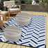 D20xH9,Portable FUNHOME Inflatable Ottoman Stool Round Pouf for Indoor/Outdoor Use,Foot Rest or Seating