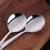 7-Inch Baikai Bouillon Soup Spoons, 18/10 Stainless Steel Finished Table Dinner Spoons Set of 4