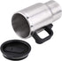 Gorgeri 12V Car Kettle, 450ml Electric In-Car Stainless Steel Heating Cup for Coffee Tea