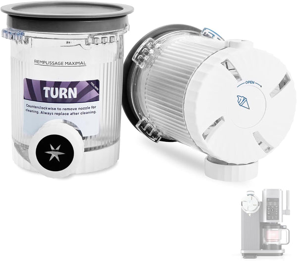 2 Pack Creami Swirl Pints and Lids for Ninja NC700 NC701 Series