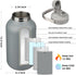 BJPKPK 1 Gallon Insulated Water Bottle - 128oz Dishwasher Safe with Metal Handle & BPA Free Lid