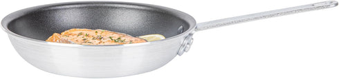 Restaurantware-Met Lux 9 Inch No-Stick Fry Pan, Induction-Ready Black Aluminum Cooking Skillet