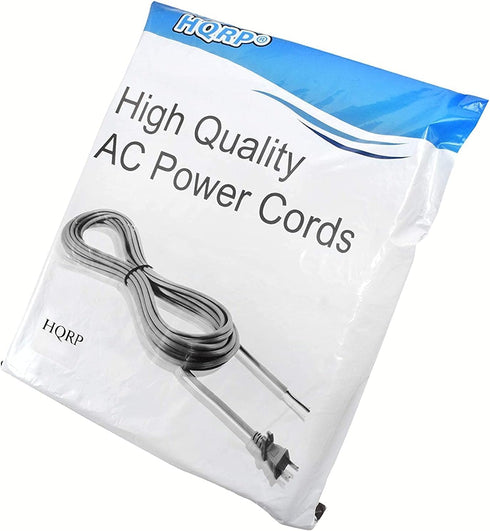 HQRP AC Power Cord for Dyson DC15 Upright Vacuum Cleaner, Compatible with Multiple Models