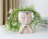 Yoohspoe GAFBV Face Planter, Cute Resin Cactus Face Vase for Indoor Outdoor Plants Home Decor