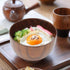 Solid Wood Acacia Wave Serving Bowl, Handmade Natural Root Wood Crafts Bowl for Food Storage, Tableware for Fruits,