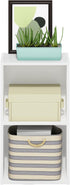 Furinno Luder Bookcase - 2-Tier Cube Storage, White
