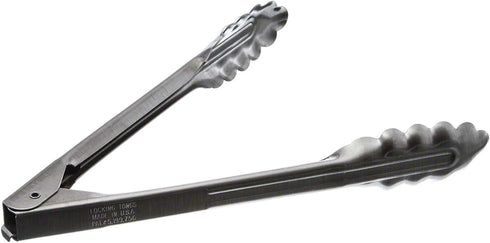 Edlund 4409 HDL Heavy Duty Stainless Steel Restaurant Tongs - 9 Inch with Lock - 2 Pack