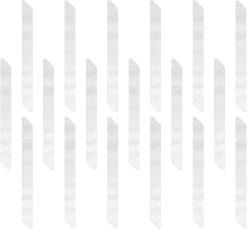 Duck Brand Adhesive Tub Tread Strips, 0.75 x 8.5-Inch Each, 18 Pack, White