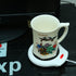 2pcs(White (CFW002-White) Home&Office Desktop Electric Mug Warmer-Coffee/Tea/Cocoa/Soup-Scented Candles Gift for Winter