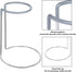 Wine Decanter Drying Stand with Rubber Coated Top, Includes Cleaning Brush & Beads for Standard Large Wine Decanters