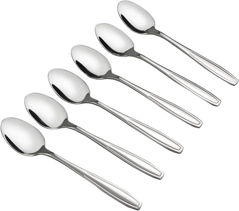Stainless Steel Tea Spoons, 5.9 Inch Small Dessert Spoons, 12 Pieces