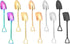 10Pcs Reusable Shovel Spoons, Stainless Steel Dessert Spoons for Coffee, Tea, Ice Cream, Fruit, Sugar, Cake