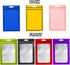 100 Pcs Flat Clear Foil Ziplock Bags, Holographic Food Storage Bags for Party Favor and DIY Crafts