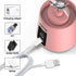 Portable Blender, Mini Personal Blender Bottles for Shakes and Smoothies, USB Rechargeable Cordless Electric Juicer Cup