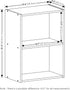 Furinno Luder Bookcase / Book / Storage in French Oak Finish