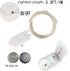 6Pack -3.3ft 10 Fairy Lights Battery Operated LED Silver Wire Firefly Mini Lights for Mason Jars DIY Crafts Christmas