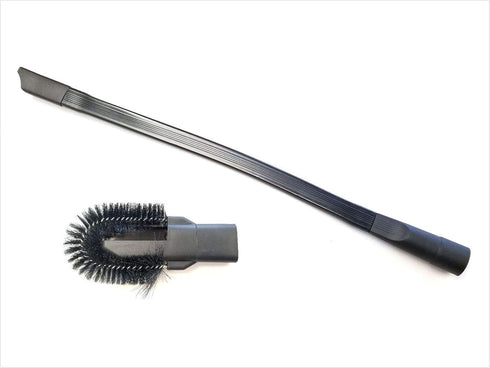 GOODVAC Universal 25" Long Flexible Crevice Tool with Detachable Brush for Dryer Lint