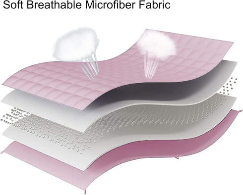 48"x72" 15lbs Summer L'AGRATY Weighted Blanket - Cooling Breathable Heavy Blanket Microfiber Material with Glass Beads
