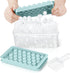 Round Ice Cube Tray with Lid & Bin, Ice Ball Maker Mold for Freezer, Makes 66PCS Sphere Ice Cubes
