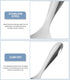 Stainless Steel Rice Paddle, Rice Spoon, Serving Scooper, Nonstick Rice Spatula for Mixing, Draining, Scraping