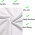 Vdsrup St Patrick's Day Rainbow Hand Towels, 30 x 15 In, Soft Highly Absorbent Bathroom Kitchen Towels with Leprechaun