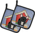 Caroline's Treasures BB2768PTHD Dog House Collection French Bulldog Black Pair of Pot Holders