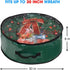 Propik Christmas Wreath Storage Bag - 30" Holiday Container with Clear Window, Tear Resistant Fabric