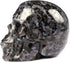 Skullis 2.0" Gabbro Crystal Skull - Hand Carved Gemstone Fine Art Sculpture, Reiki Healing Stone Statue