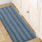 H.VERSAILTEX Non Slip Extra Thick Chenille Striped Bath Mat Rug Runners - 47" x 17" - Washable Plush Area Carpet -
