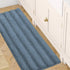 H.VERSAILTEX Non Slip Extra Thick Chenille Striped Bath Mat Rug Runners - 47" x 17" - Washable Plush Area Carpet -