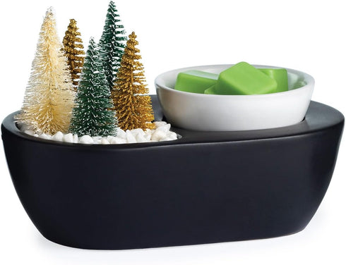 Candle Warmers Etc. Fragrance Warmer (Bottle Brush Tree) Warm Scented Wax Melts,