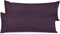 Soft Pillowcase Lightweight Purple Eggplant Microfiber Body Pillow Cover, 20x54 Inches, Set of 2 by Nestl